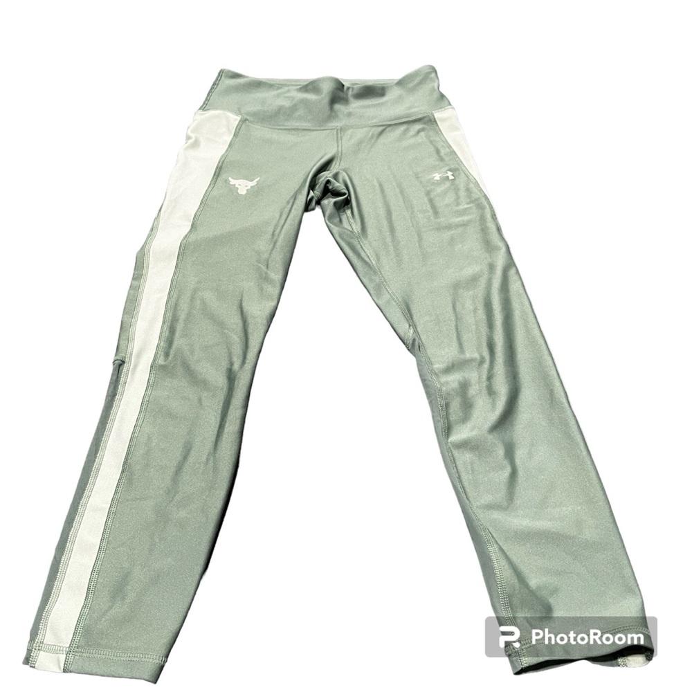 UNDER ARMOUR HEATGEAR Compression Project Rock Brahma Bull Mesh Leggings